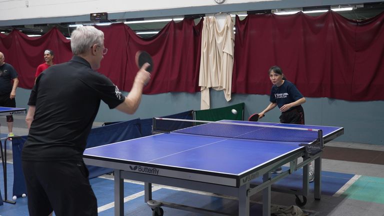 Diego Schaaf and Wei Wang work with producers who need help with ping pong scenes in films and TV shows