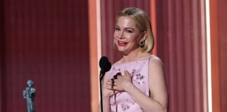Michelle Williams seen for first time since James Van Der Beek’s death as she wins Actor Award