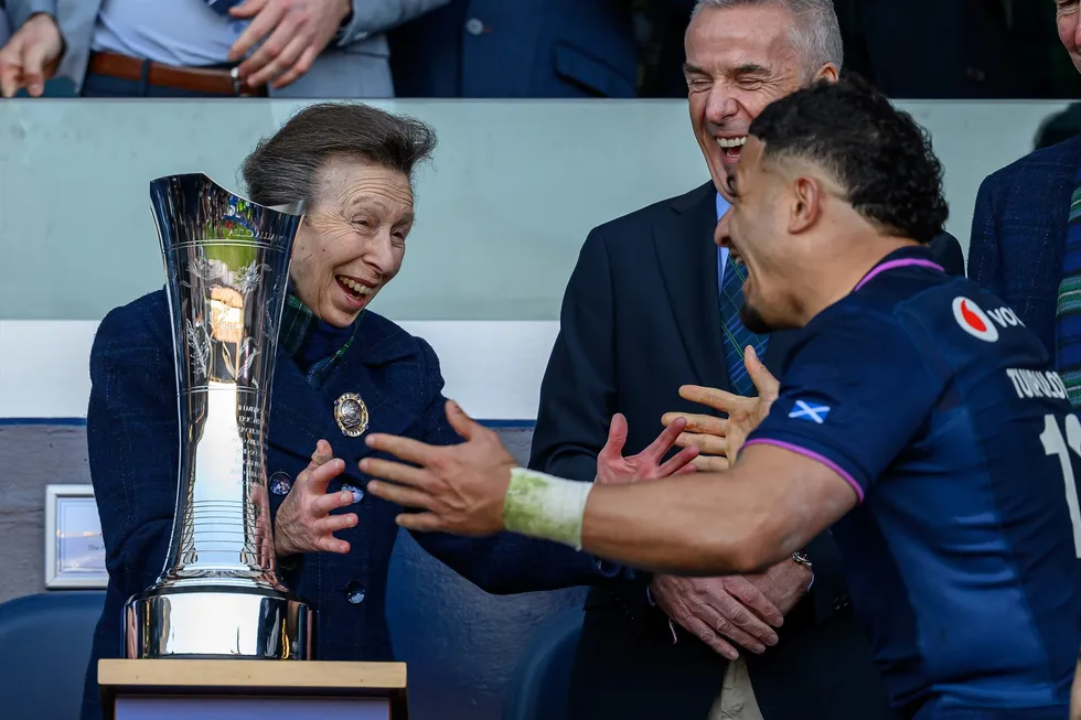 Princess Anne and Sione Tuipulotu