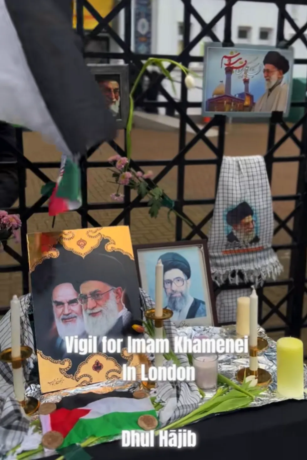 Vigil outside Islamic Centre of England