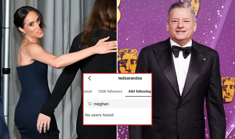Meghan Markle and Ted Sarandos