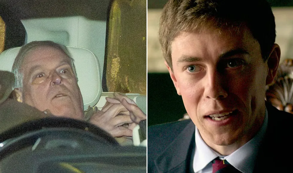 Andrew Mountbatten-Windsor and Tom Byrne