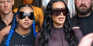 North West debuts new spiked manicure and nail piercings