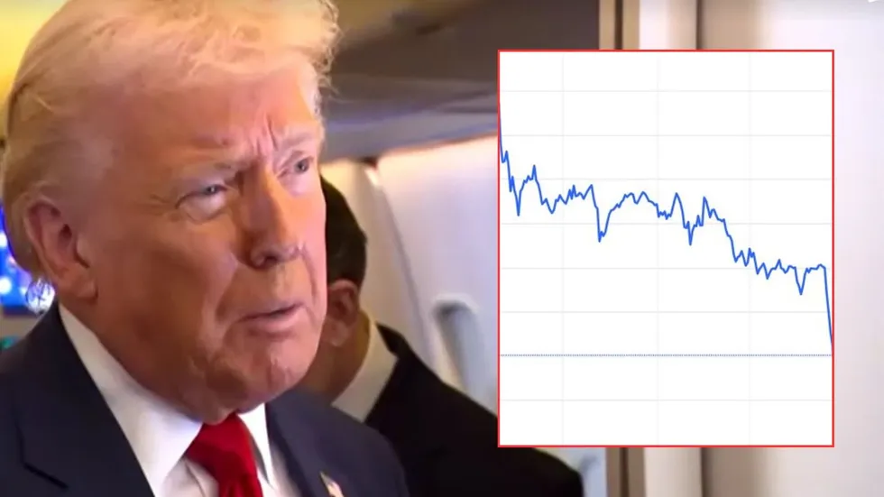 President Donald Trump and crude oil price