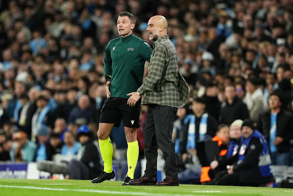 Pep Guardiola cut a frustrated figure on the touchline as Real Madrid ended Man City's Champions League dream