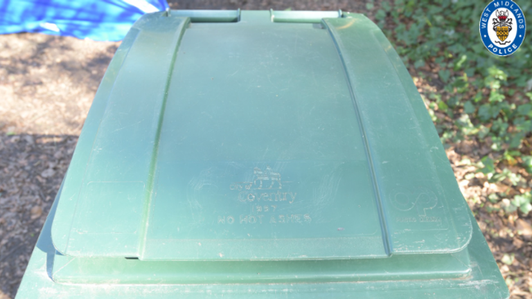 The green lid. Pic: West Midlands Police