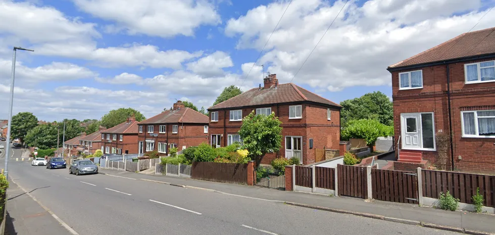 Google street view of Westbourne Road in Pontefract, West Yorkshire