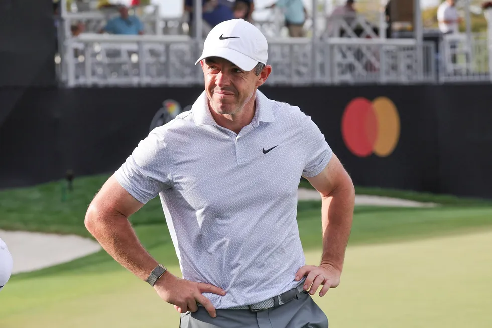 Rory McIlroy admitted he is carrying a 'stubborn' back injury