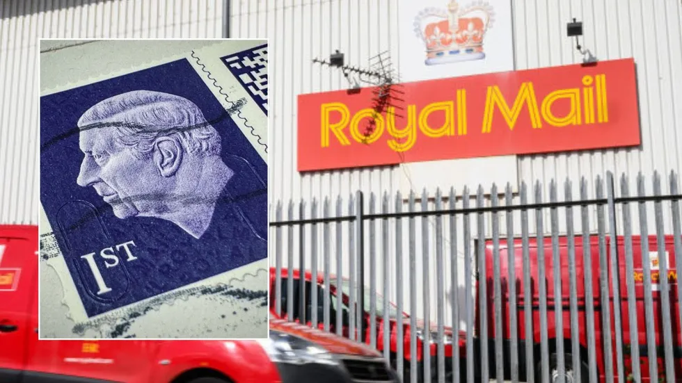 Royal Mail building and stamp