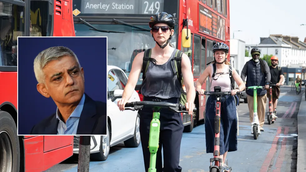 Sadiq Khan and e-scooters on UK roads