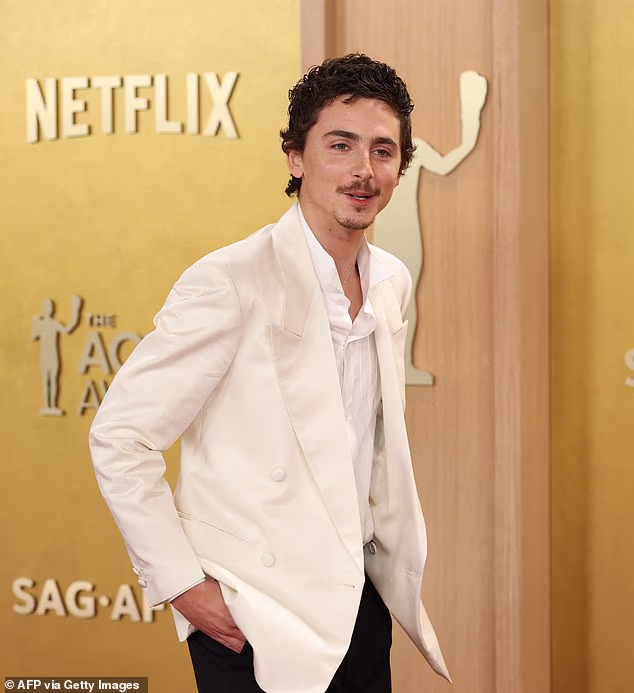 Timothee Chalamet, 30, continues to take hits from his fellow entertainers after his saying that 'no one cares about' art forms such as ballet and opera. Pictured in LA this month