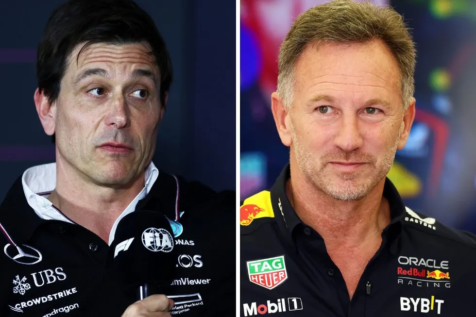 Toto Wolff Christian Horner