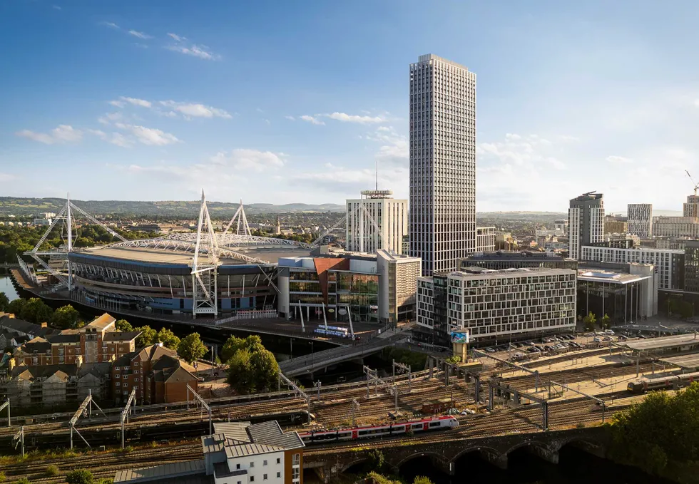 50-storey skyscraper in Wales