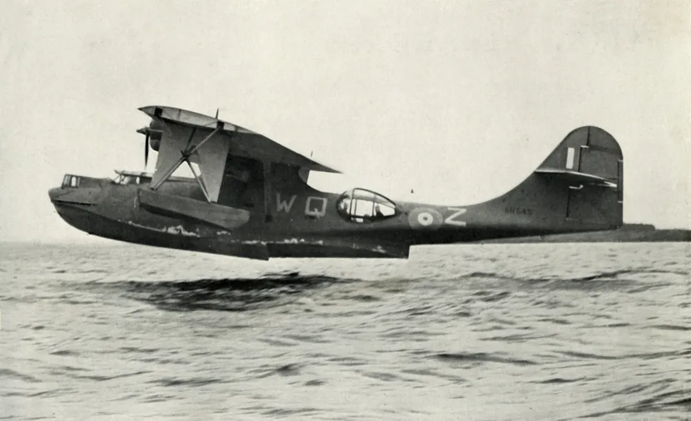 RAF personnel modified American Catalina flying boats