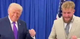 Donald Trump publicly endorses Jake Paul for President after pair dance in hilarious viral moment