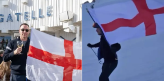 John Terry crashes on ski trip while holding St George’s Flag after ‘drinking all day’