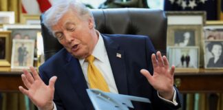 Four things we learned from Donald Trump’s latest public appearances about Iran, AI, Starmer and Lebanon | US News