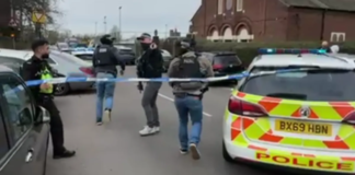 Multiple people injured next to primary school as armed police and air ambulance rush to scene