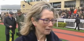 Cheltenham jockey’s mum pleads for him to get a girlfriend on live TV after ‘unbelievable’ win